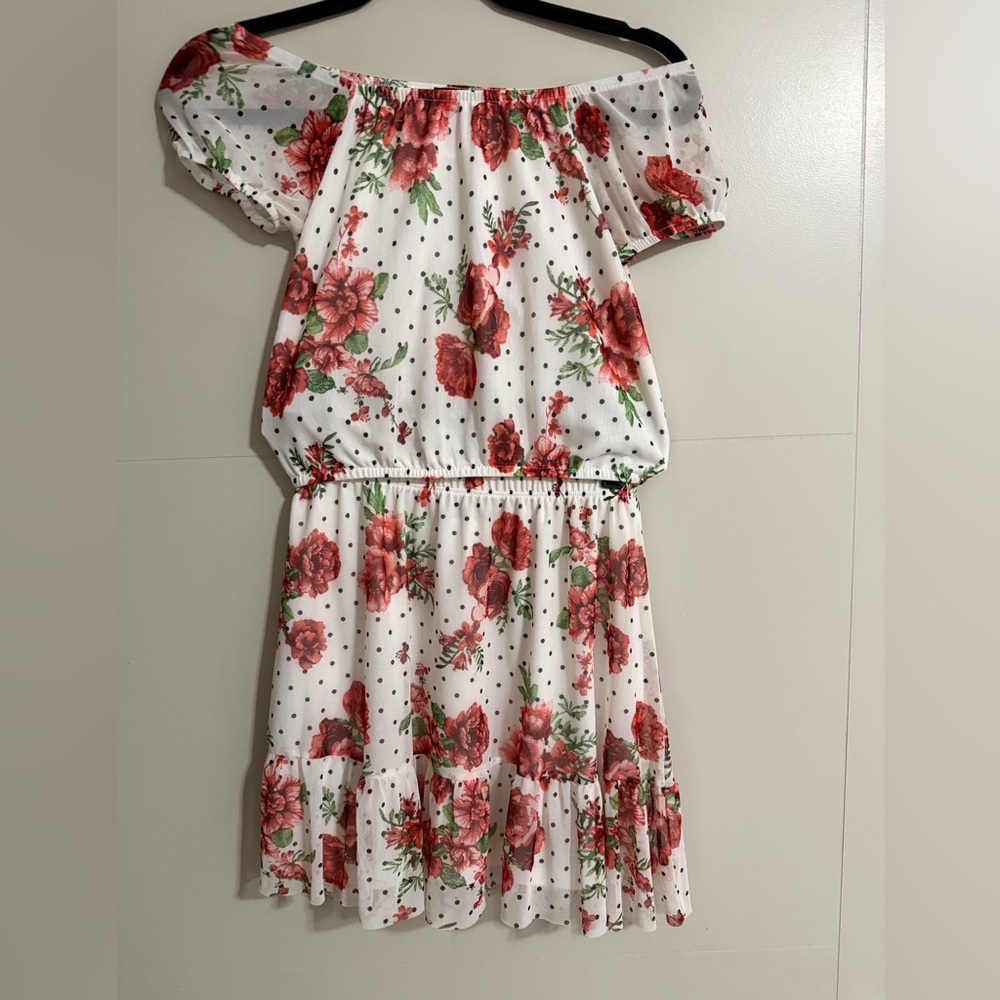 Pink & Violet Top and Skirt Set, 12, Floral